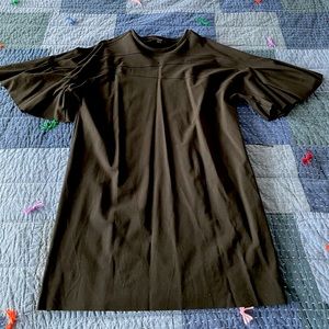 Batwing COS MIDI Dress in Black